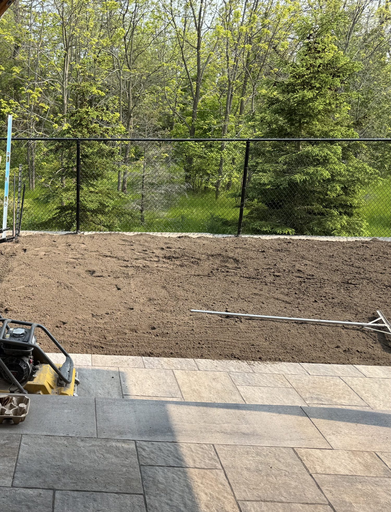 Yard preparation and grading